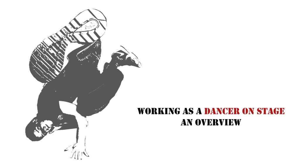 A dancer doing a freeze and the headline