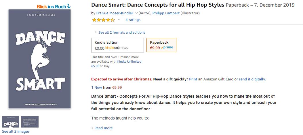 Dance Smart is now available on Amazon