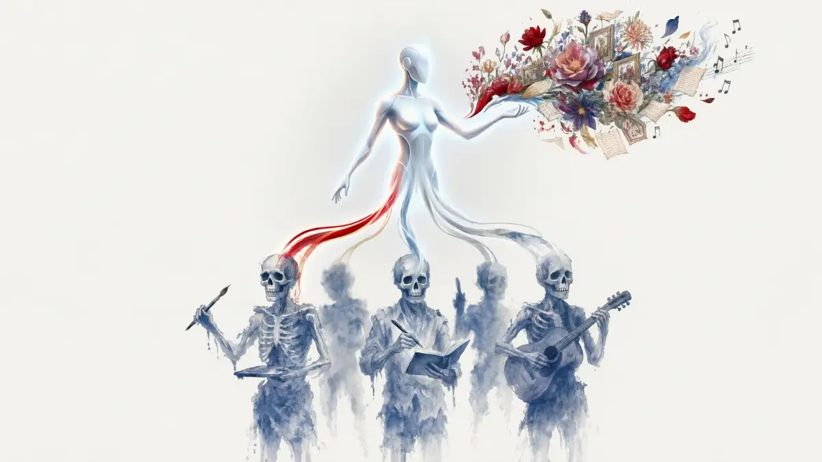The skills of a whole lineage of artists are placed into the hands of laymen, via AI.